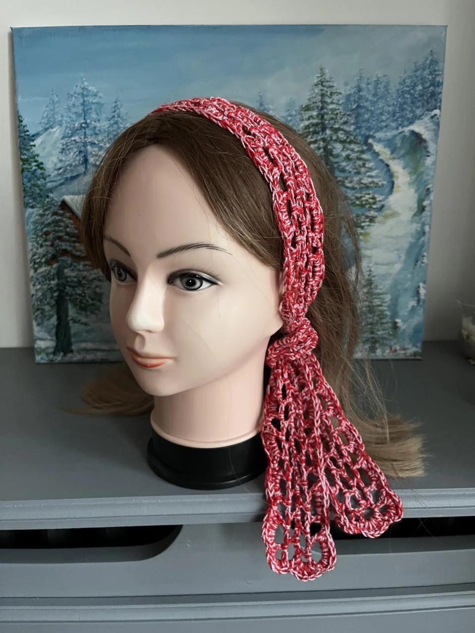 Headband Headband Forehead Band Hoofdband Venda 1m10 Red Pink One size – photo 3